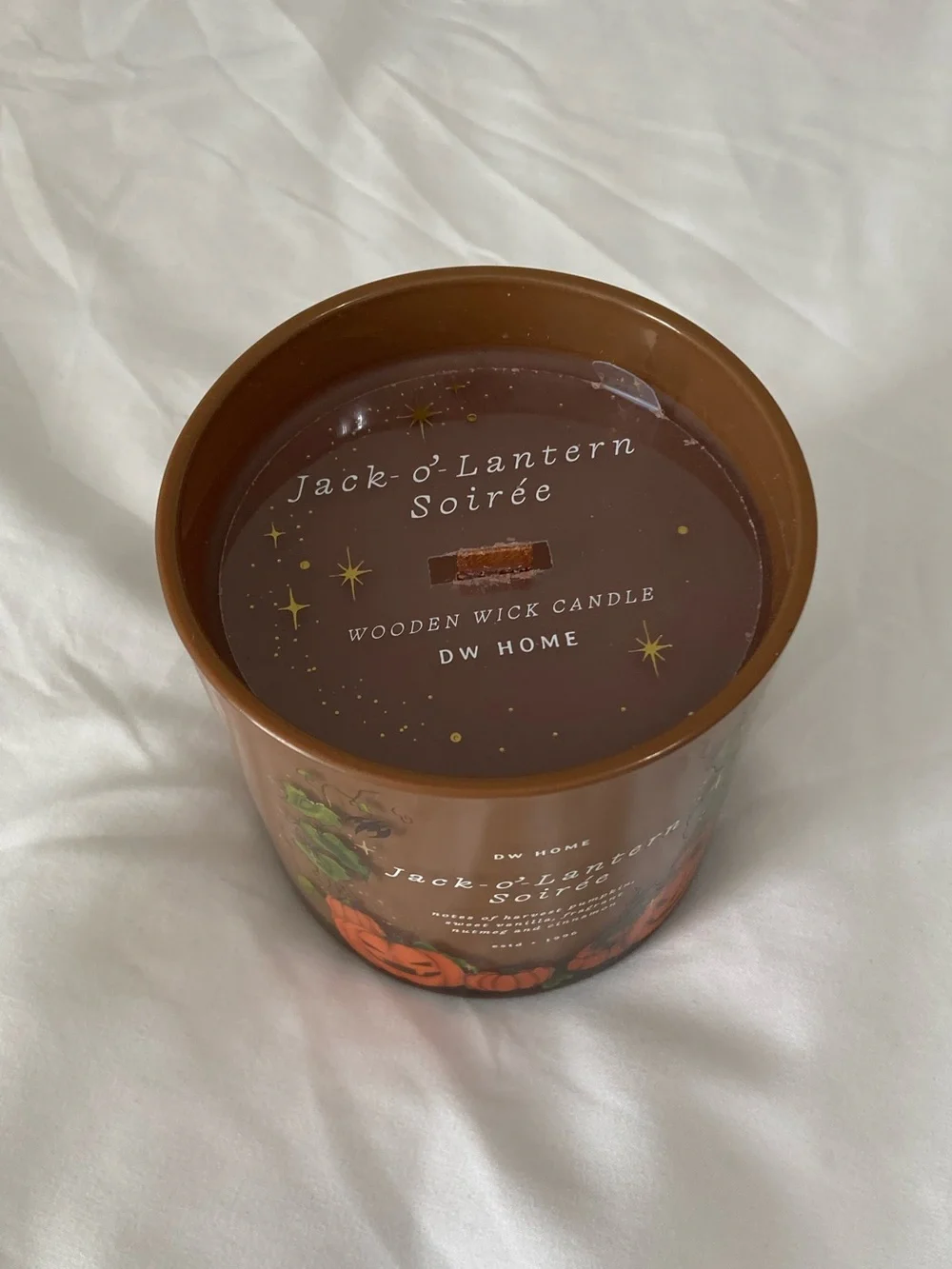 Halloween Jack o lantern soirée candle
